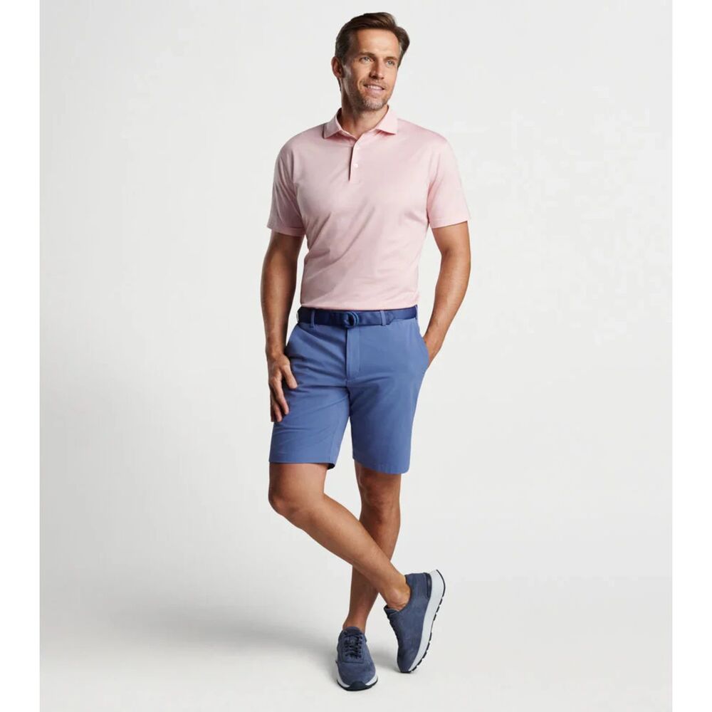 PETER MILLAR Polo Shirt Mens XXL Pink Crown Crafted Excursionist Flex Stretch